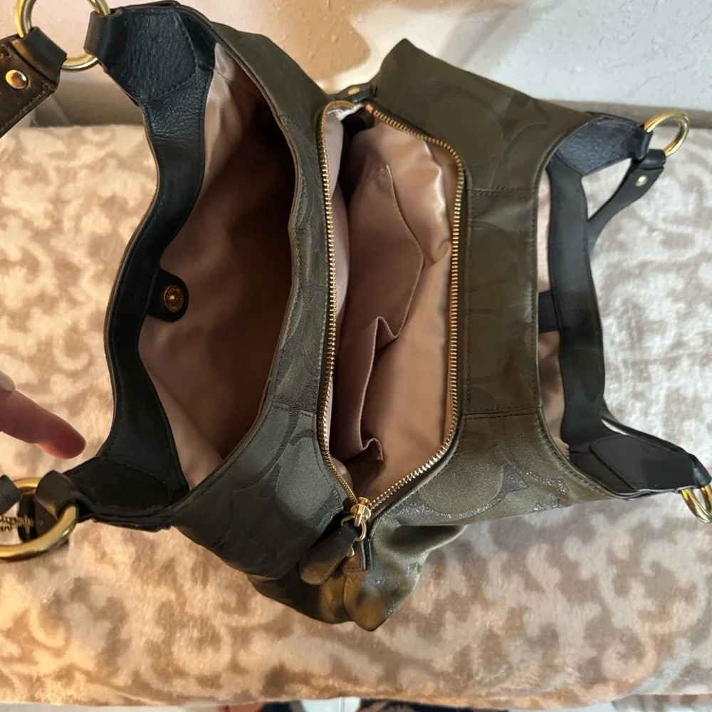 Coach Olive Shoulder Bag with Buckle Detail - Picture 4 of 4